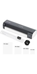 Bonsaii 13 Inch Thermal Laminator Machine, Laminator Machine 11x17 with Never Jam Technology, Safe and Reliable Lamination Machine for Home, Office, and Classroom Organization Supplies - L318-A Fathersdaygift Laminating Kit