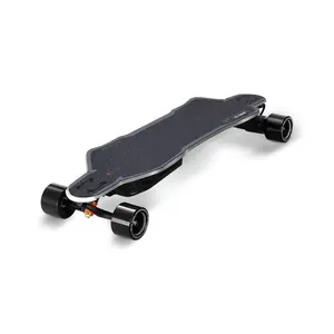 Exway Flex Paragon Electric Skateboard Longboard with Rexus Remote, Bifrost 2.0 Lighting System, Top Speed of 31 Mph, 34 miles Range, Elastic Composite Deck, Electric Longboard for Adults & Youths