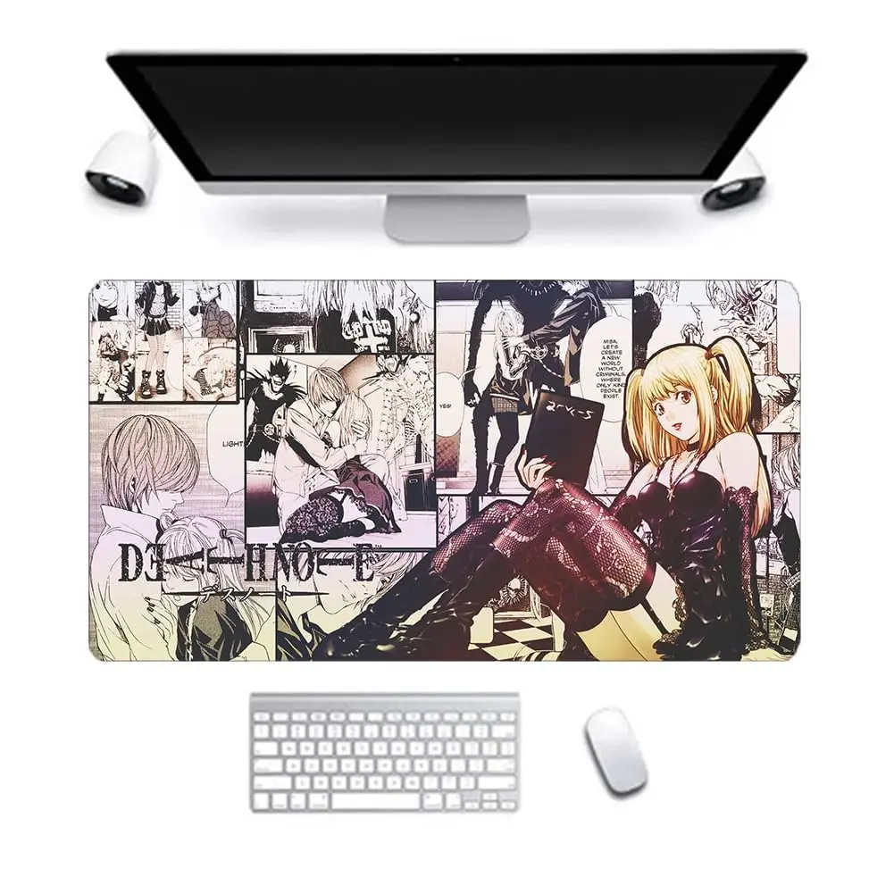 [FASTSHIPPING] Team Liquid x Death Note Notebook Gaming Mouse Pad, Computer Mouse Mat, Flat Stitched Edge, Non-Slip Rubber Base, Gamers & Office Use, desk accessories, gaming room accessories.