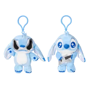 Genuine Disney Cool Stitch Plush Pendant, Backpack Charm & Keychain, Cute Small Gift Ornament