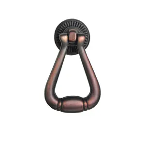 Utopia Alley HW276PLRB01 1 Soffi Cabinet Ring Pull Knob - Vintage Cabinet Hardware with Hand Finished Oil Rubbed Bronze, 2.0"