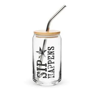 SIP HAPPENS GLASS
