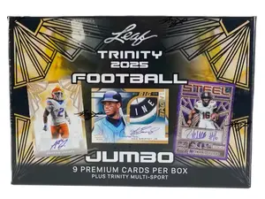 2025 Leaf Trinity Football Jumbo Box Letter Break