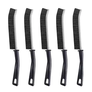 5 PCs Hard Bristie Crevice Cleaning BrushSmall Cleaning Brshes, Grout Cleaner Brush,Toilet Brush, Scrub Brush for Shower Tile, Skinny Gap Cleaning Tools for Household Use. Bathroom, Kitchen