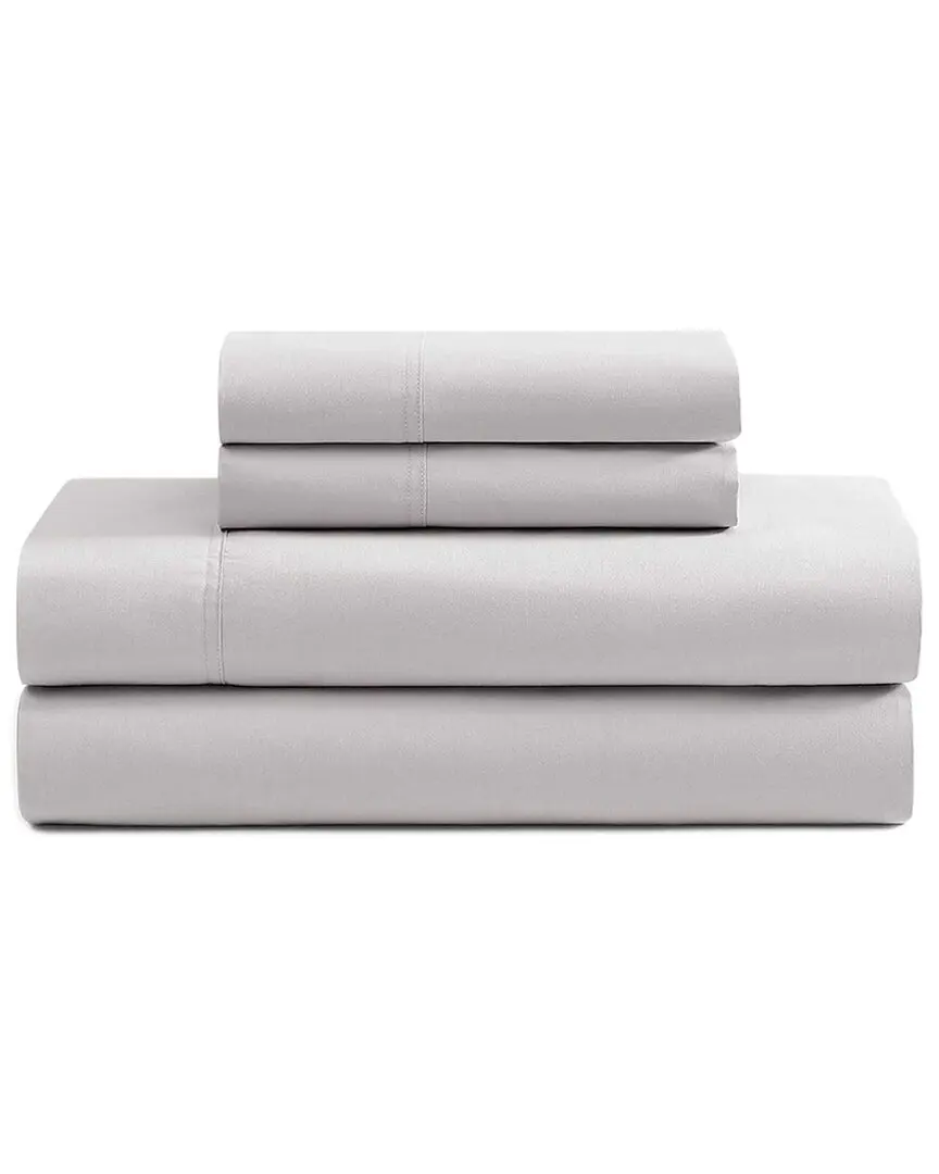 Tommy Hilfiger 200 Thread Count Solid Cotton Percale Sheet Set