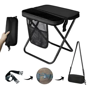 【Top Best Gift Choices】Portable Outdoor Folding Chair with Shoulder, Strap Ultra Light 1.5 lbs, Max Load 400lb, Two Side Pockets Velcro Storage for Camping Hiking Fishing BBQ Parties,Gift for Her/Him SpringStatements