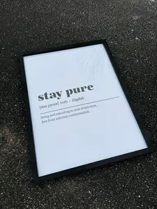 Stay Pure Wallpaper