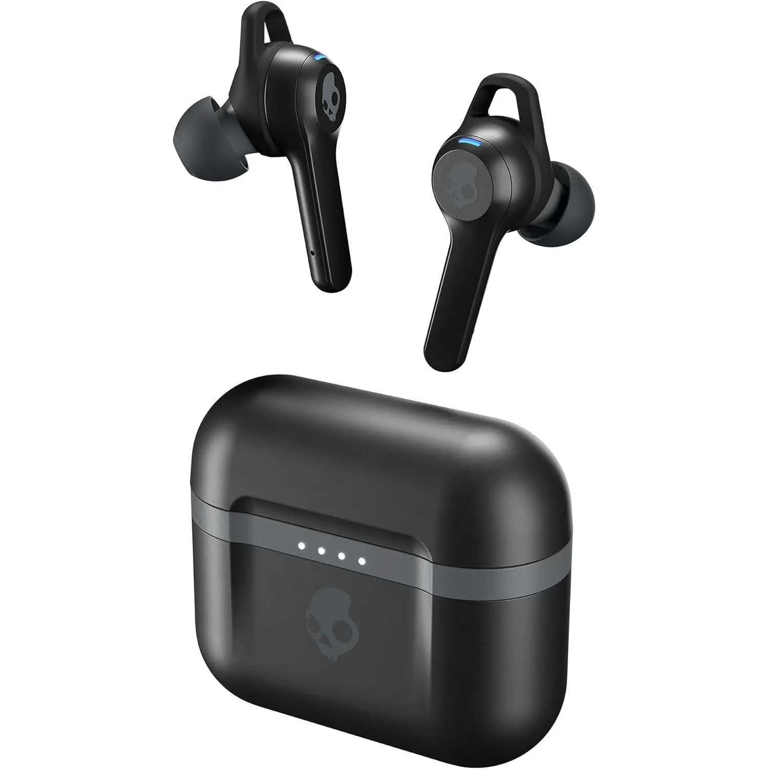 Skullcandy Indy Evo in-Ear Wireless Earbuds, 30 Hr Battery, Microphone, Works with iPhone Android and Bluetooth Devices - Black