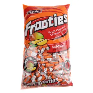 Frooties 360 Piece Bag Mango (Net Wt. 38.8oz.) - Sweet and Tangy  Snack- Candy tiktok socker bit delicious Tuna Refill Pouch Bonbon Fruity Mangga