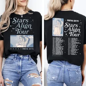 Freya Skye Stars Align Tour 2026 Unisex Tshirt, Freya Skye Concert Sweatshirt, Pop Singer Tour Dates Hoodie, Unisex Sweater Pullover Tee