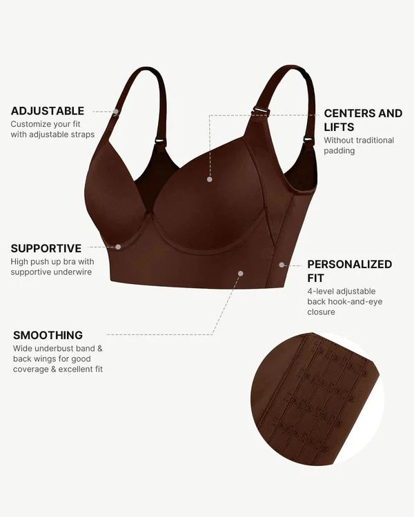 Shapellx Sculpt Underwire Push-Up Comfortable Bra Sales Womenswear Adjustable Sales