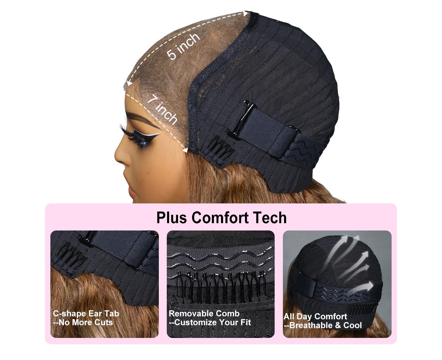 [New In] BGMgirl Blowout Short Bob Straight 7x5 Lace Wear Go Wig Pre-Bleached Tiny Knots Pre-Styled C Part Design Glueless Human Hair Wig Fashion Look eve valentines day gift