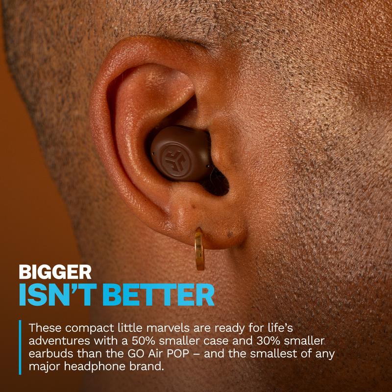 JLab JBuds Mini Tones Bluetooth 5.3 Earbuds Compact IP55 Dustproof Noise-Canceling 20 Hours Playtime Android Compatible Safe Mode Wireless Headphones