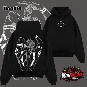 Ryomen Sukuna Jujutsu Kaisen Anime Washed Tee - Unisex T-shirt - Unisex Hoodie, Double Printed Retro Unisex Streetwear Graphic Top, Japanese Anime Merch, Gift For JJK Fans