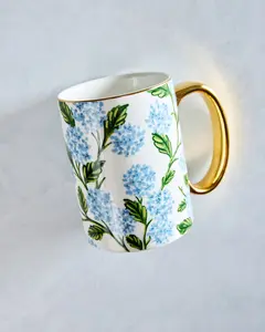 Blue Combo - Hydrangea Porcelain Mug - Rifle Paper Co