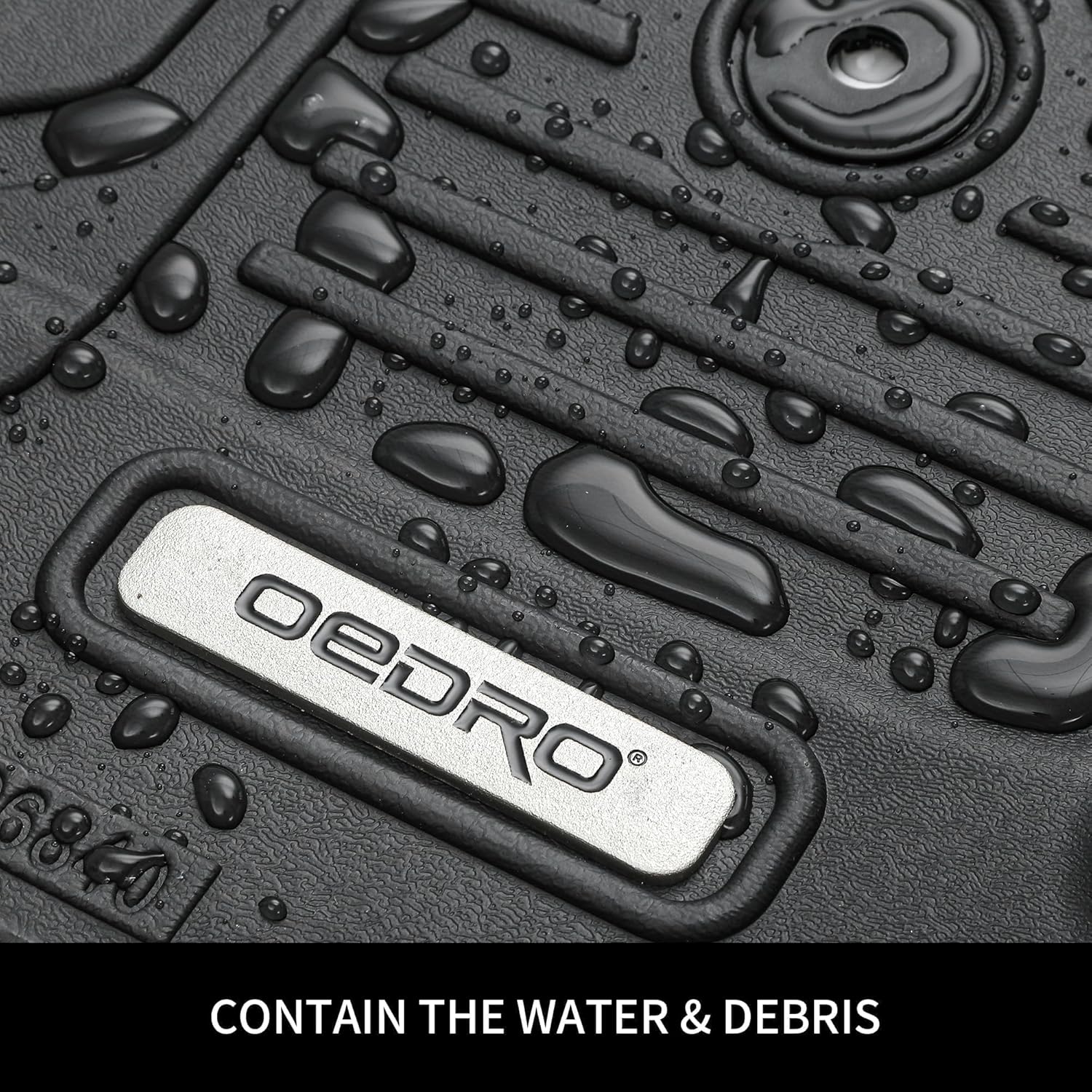 YITAMOTOR Upgraded Floor Mats Fit for 2019-2025 Chevrolet Silverado 1500/GMC Sierra 1500 & 2020-2025 Chevy Silverado/GMC Sierra 2500HD/3500HD Crew Cab w/Rear Under Seat Storage Box, Front Bucket Seating