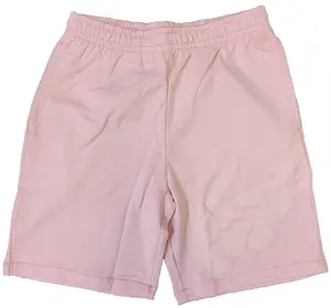 Men's Lacoste Pink Oversized Crocodile Print Organic Cttn Fleece Shorts
