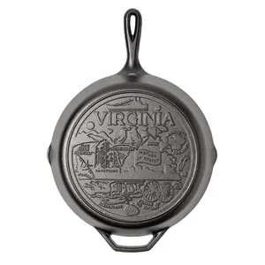 American Road Trip: 12 Inch Seasoned Cast Iron Skillet, Virginia