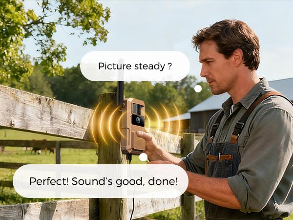 4G LTE Solar Powered Game Camera HC73S– 48MP Ultra-HD Image 2K Live Video, WiFi Not Supported, Remote APP Controlled, WaterProof, Motion Activated, Night Vision (Data refill is required for Unlimited 4G data usage) Outdoor