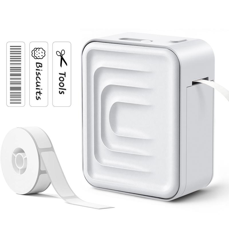 Marklife mini label maker printer, portable wireless thermal printer, easy to use. Can print thank you labels, item labels, and spice jar labels, suitable for office, home, and students.