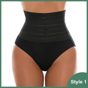 High Waist Postpartum Body Shaper Panties Plus Size