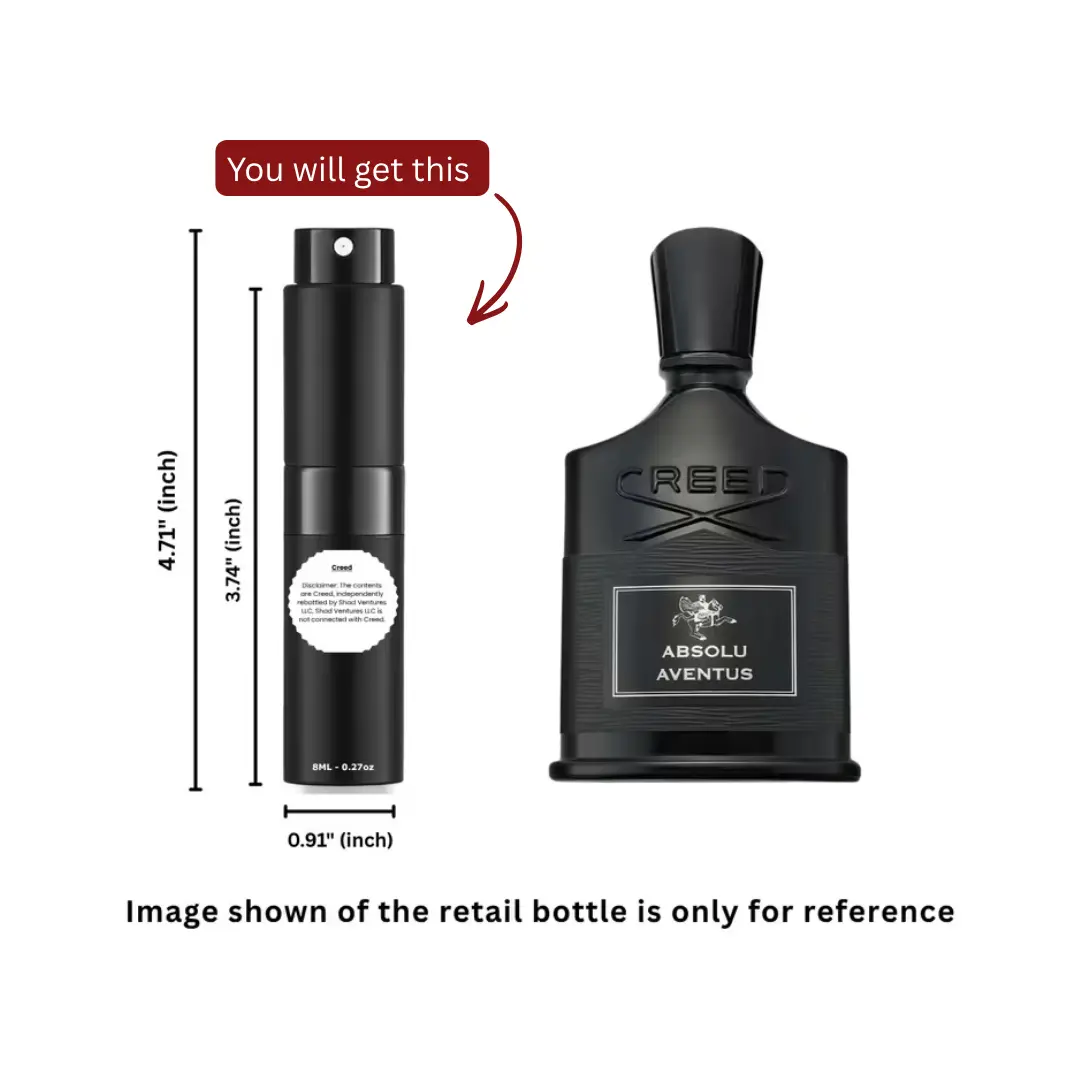 Creed Absolu Aventus Eau de Parfum for Men 8ml / 0.27oz – 100% Original Authentic Decanted Perfume Spray