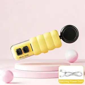 Mini 3-in-1 Portable Bag Sealer with Magnetic Back, Compact Kitchen Sealing Tool for Plastic Bags, Food Storage and Snack Freshness