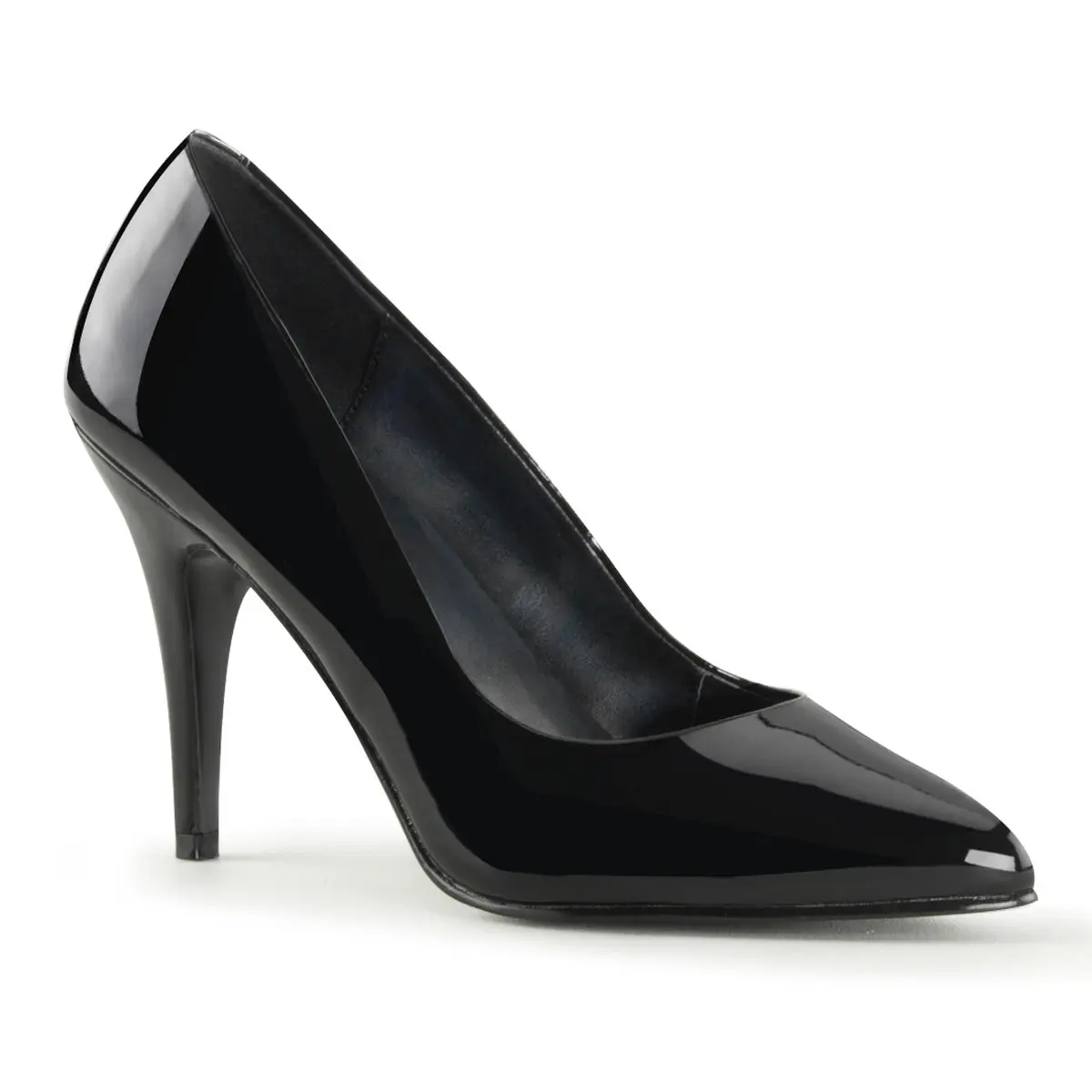 Pleaser Vanity-420 Women's Classic High Heel Pumps, Elegant Plain 4-in Shoes for Business, Night Out, Shoe, Heels