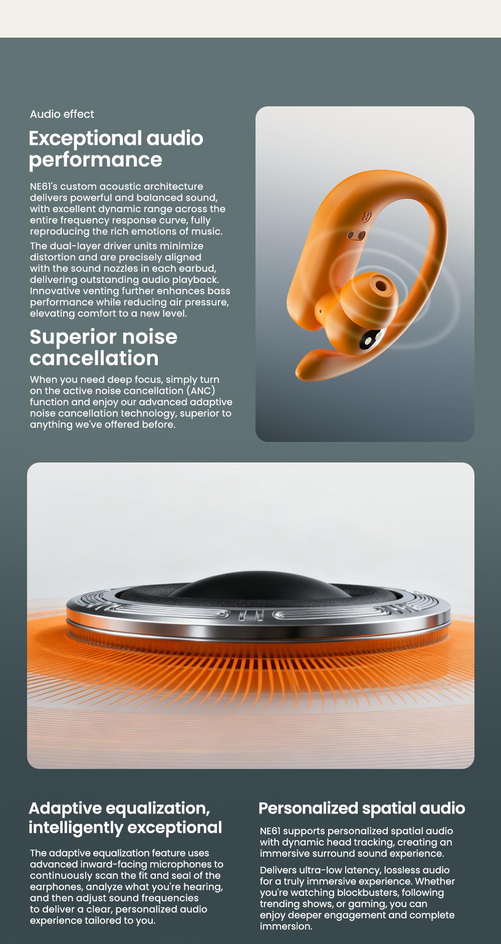 hTC NE61 True Wireless Bluetooth Earbuds with Heart Rate Monitor IPX5 Waterproof 45 Hours Battery Life hTC NE61 True Wireless Bluetooth Earbuds with Heart Rate Monitor IPX5 Waterproof 45 Hours Battery Life