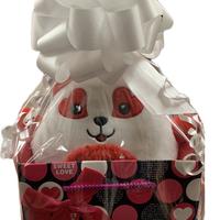 Red & white Puppy Sweet love