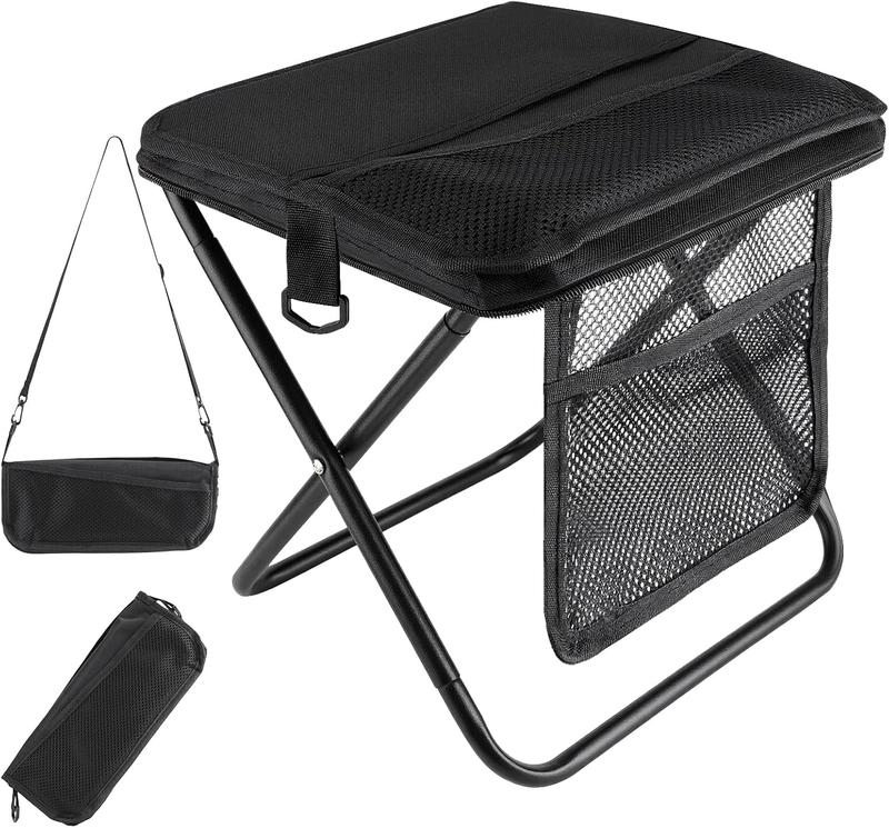 BougeRV Portable Folding Stool with Carry Bag Lightweight Collapsible Outdoor Chair for Travel BBQ Fishing Beach Picnic Camping Versatile and Comfortable Folding Lawn Chair BougeRV Portable Folding Stool with Carry Bag Lightweight Collapsible Outdoor Chair for Travel BBQ Fishing Beach Picnic Camping Versatile and Comfortable Folding Lawn Chair