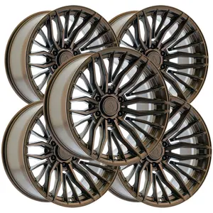 (Set of 5) Arena A122 Phantom 20x9 6x5.5" +0mm Bronze Wheels Rims 20" Inch