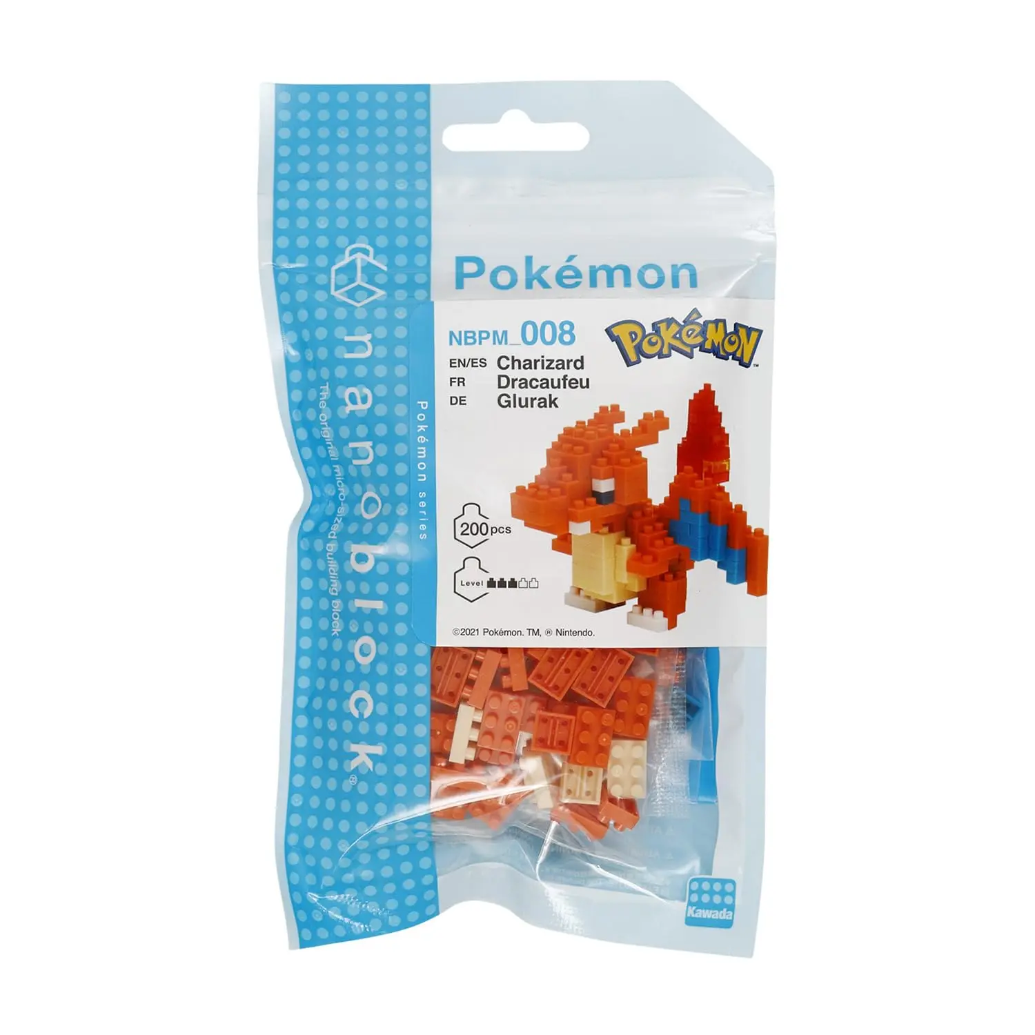 nanoblock - Pokémon - Charizard, Pokémon Series Building Kit