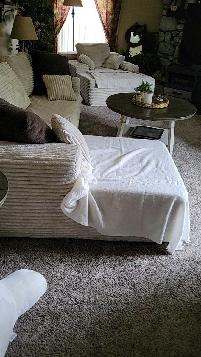 Item: Beige Plush Corduroy