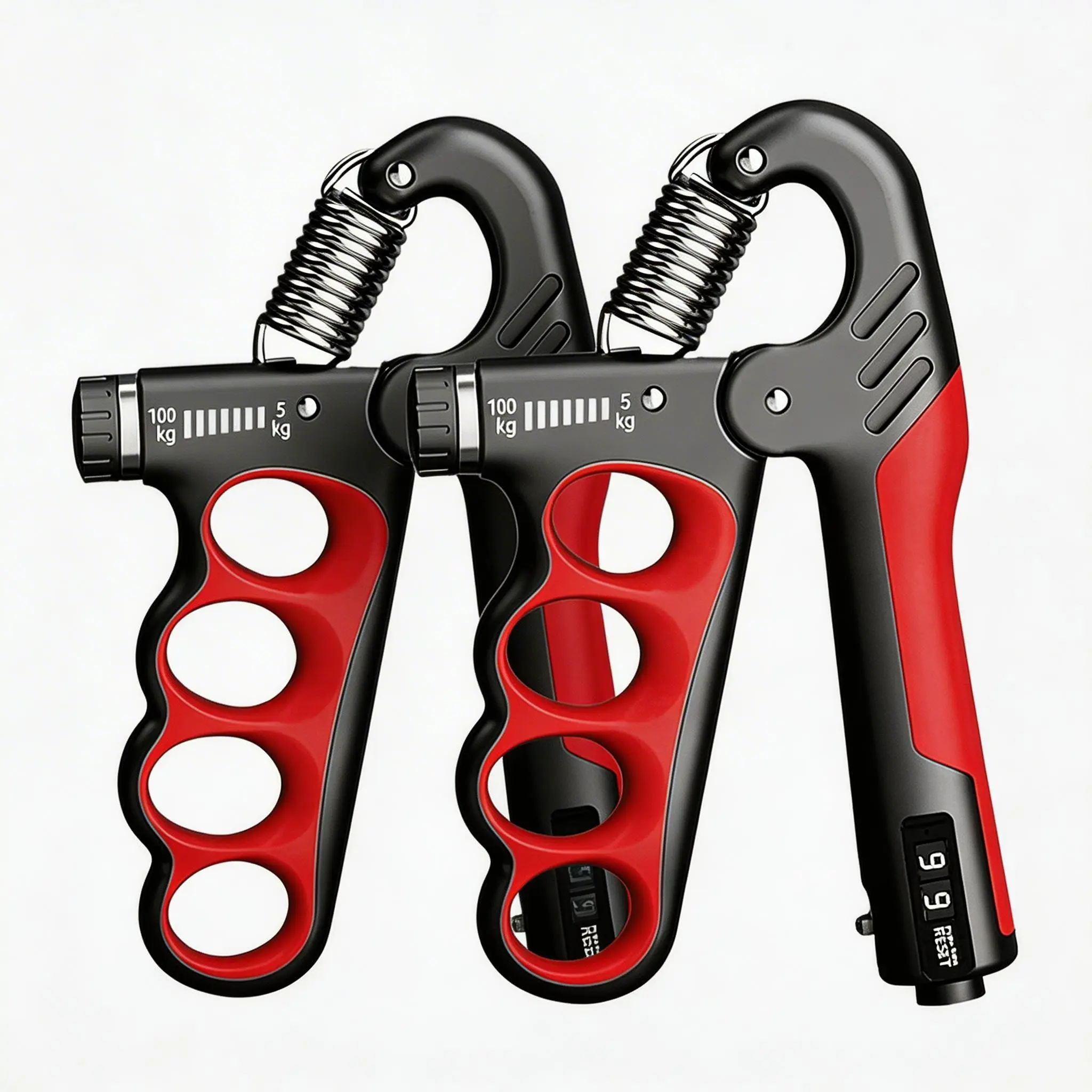 Grip Strength Trainer - Forearm Grip Adjustable, 5-100kg Resistance, Unisex Home Workout Gear, Workout Tool for Forearm Muscle Growth & Hand Endurance, Valentine's Day Indoor Fitness Equipment