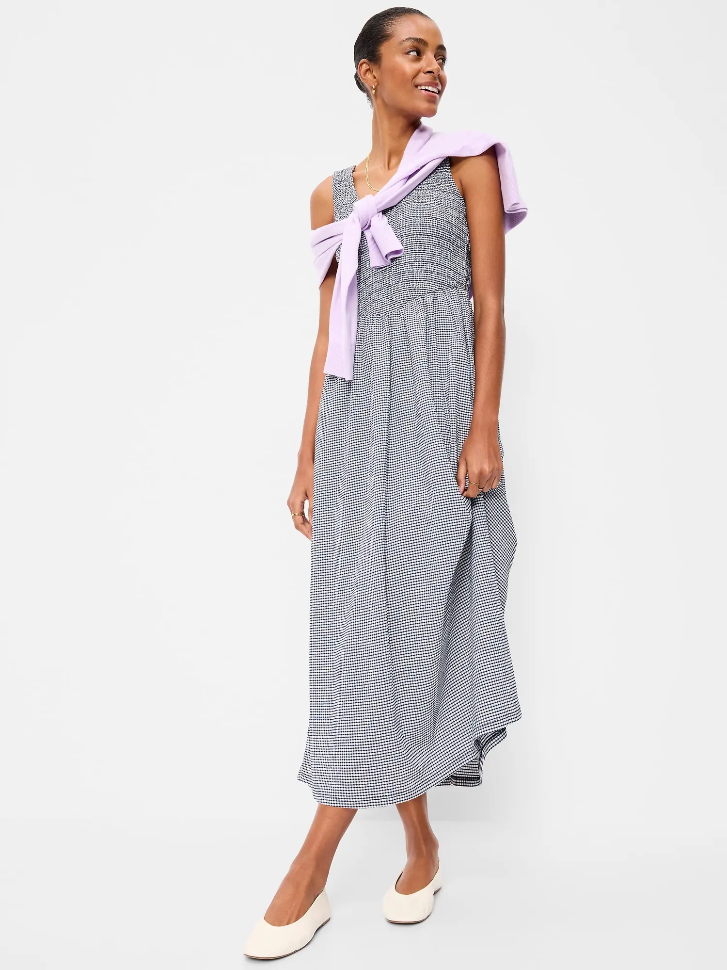 Old Navy Women's Fit & Flare Sleeveless Smocked-Bodice Midi Dress - TikTok Shop Old Navy Women's Fit & Flare Sleeveless Smocked-Bodice Midi Dress - TikTok Shop