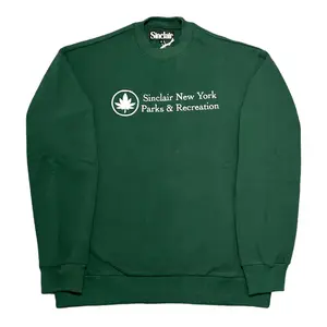Sinclair Global Parks and Rec Crewneck Sweatshirt Forest Green