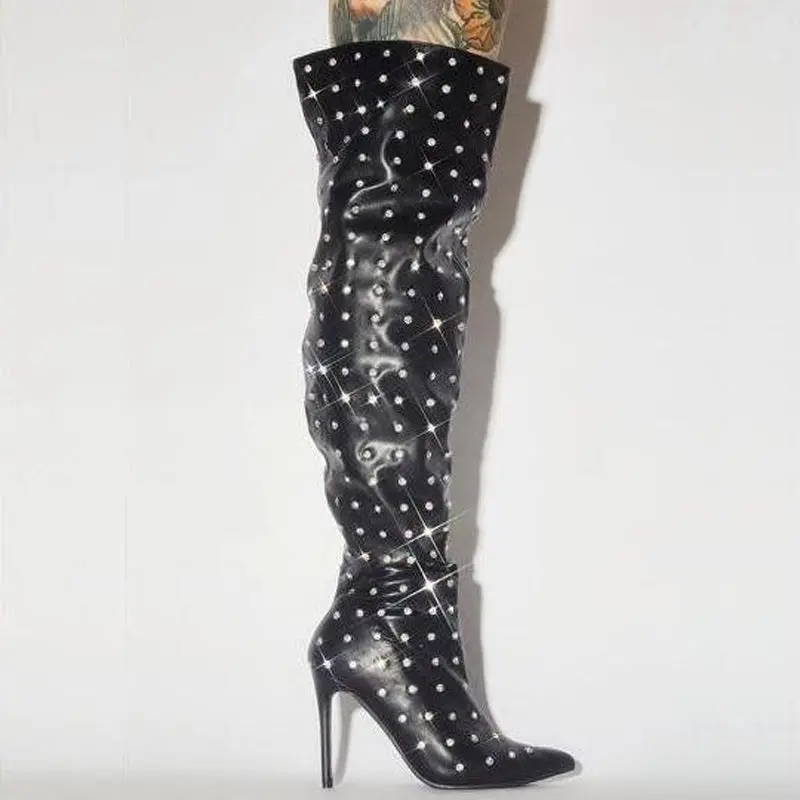 Pedal's Runway Stoned Over-The-Knee Boots