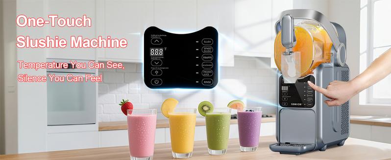 GSEICE 3L Slushy Machine Big Capacity for Easy Slushie Multi-Preset Soft Serve Slushie Machine Automatic Professional Frozen Drink Maker Slushie machine Slush Machine for Sale GSEICE 3L Slushy Machine Big Capacity for Easy Slushie Multi-Preset Soft Serve Slushie Machine Automatic Professional Frozen Drink Maker Slushie machine Slush Machine for Sale