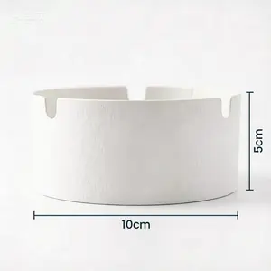 25 Pcs Disposable Paper Ashtrays Portable Thickened Ashtray With Ash Absorbing Balm Suitable for Offices Living Rooms Bedrooms