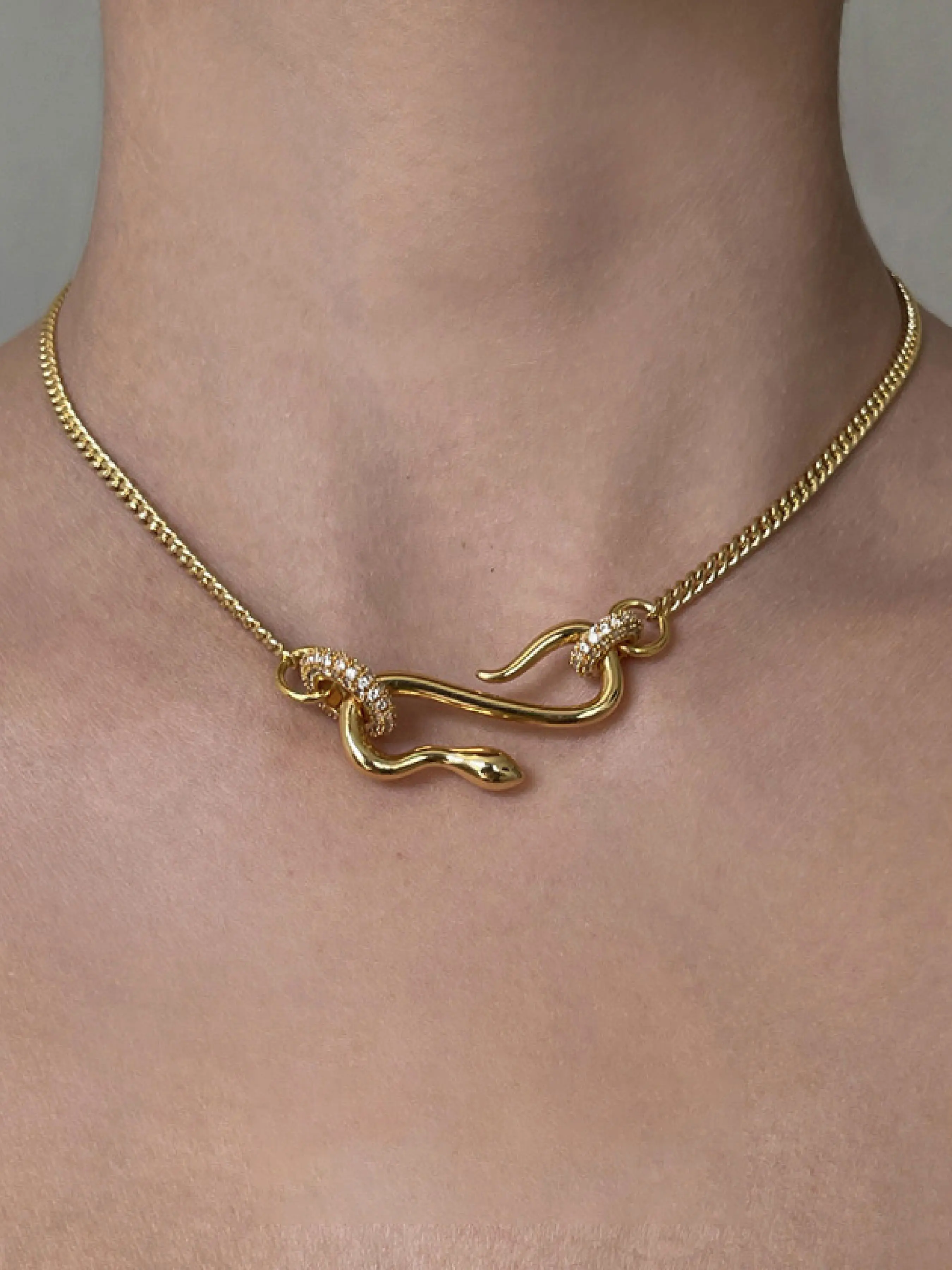Snake Design Pendant Necklace for Women & Men, Stainless Steel Jewelry for Party, Daily Clothing Decor, Trendy All-match & Exquisite Jewelry for Birthday Gift