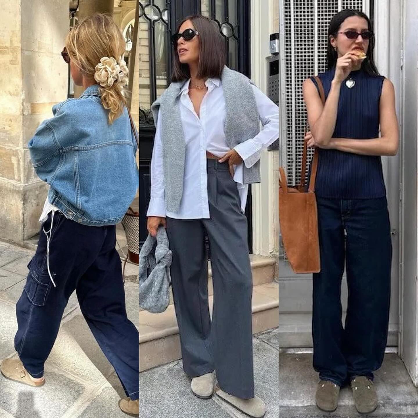 EVELLYHOOTD Women Men Genuine Suede Round Toe Cork Footbed Clogs Potato Shoes Slide Outdoor Gym Shoes with Arch Support Flat Buckle Clogs Retro Fashion Walking Shoes Slippers 【Wide Feet PLS SIZE UP 】