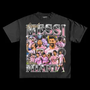 LIONEL MESSI MIAMI TEE, Unisex Tshirt, Graphic Tees, Gothic Grunge Y2k Emo Scene Amity Affliction Style Clothes Women Streetwear