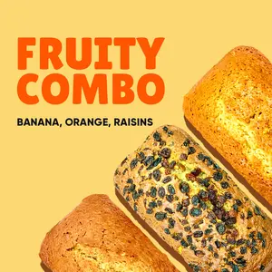 Fruity Combo – Trio of Banana Breads, Soft, Moist & Fruit-Forward – Fresh-Baked, Real Ingredients, No Preservatives