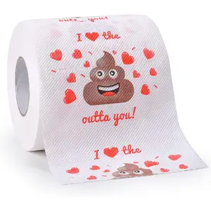 Valentines Day Gifts for Him/Her, Romantic Novelty Gifts Toilet Paper, Funny Gag Gifts for Adults Men Women Boyfriend Girlfriend, Valentines Day Decor for Party Supplies Christmas Stocking Stuffers