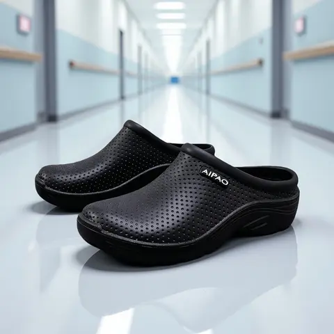 Women's 1 Pair Round Toe Nurse EVA Clogs Mules - Lightweight, Cushioned, Waterproof, Non-Slip Casual Work & Safety Footwear for Hospital, Clinic Shifts, Indoor/Outdoor Walking