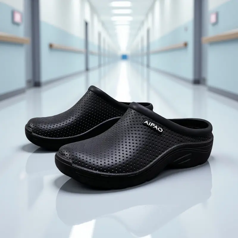 Women's 1 Pair Round Toe Nurse EVA Clogs Mules - Lightweight, Cushioned, Waterproof, Non-Slip Casual Work & Safety Footwear for Hospital, Clinic Shifts, Indoor/Outdoor Walking
