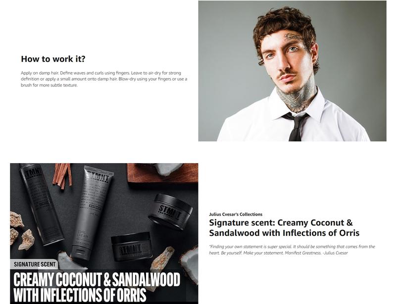 STMNT Grooming Goods Curl Cream 5.07 oz