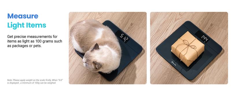 Etekcity Body Weight Scale, Digital Bathroom Scales for People, 0.05lb, LED Display & Large Clear Numbers,  400 lbs Healthcare, EBS-C121