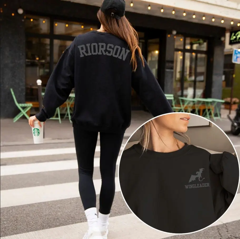 Xaden Riorson Wingleader Sweater, Fourth Wing Merch, Bookish Booktok Onyx Storm Reader Violence Shadow Daddy Onyx Storm Book Merch Gift for Book Lover